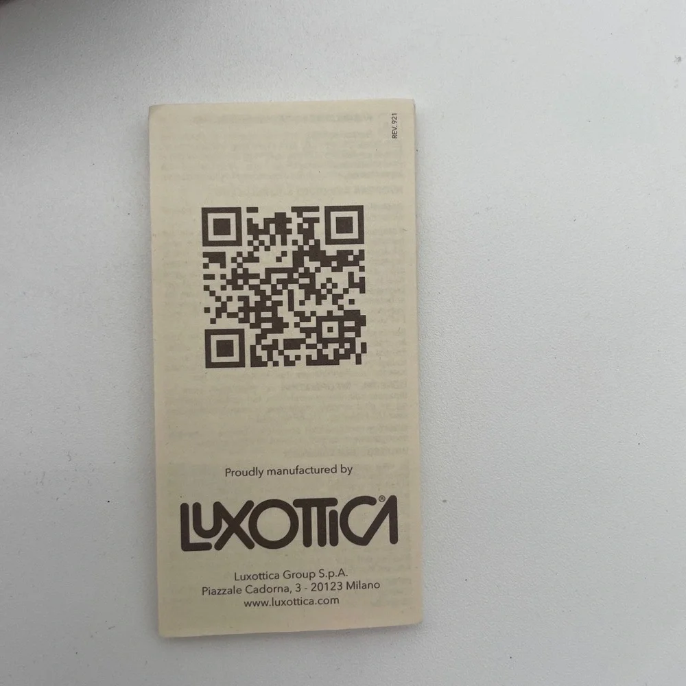 Coach Luxottica Black‎ Hard Eyeglass Case With Cleaning Cloth